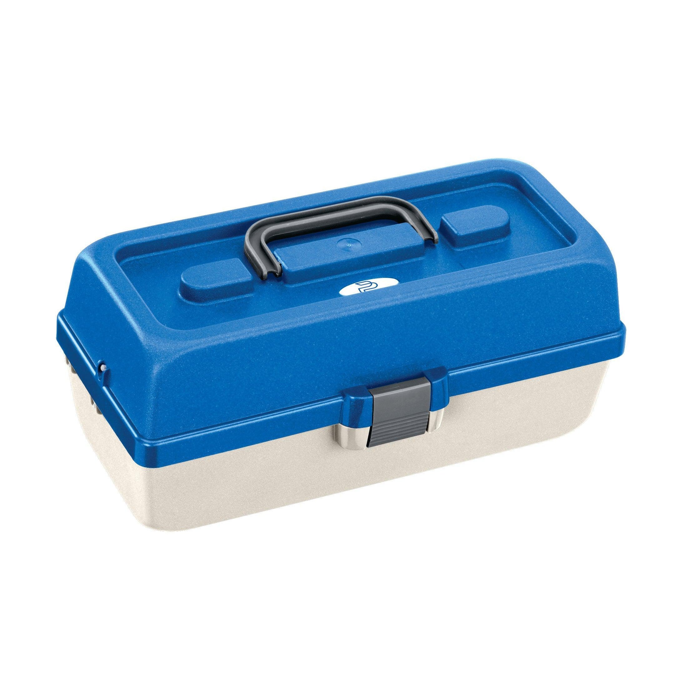 Panaro  118/2 White and Blue Tackle Box, with 2 Shelves - BellGear –  BellGear (Pty) Ltd
