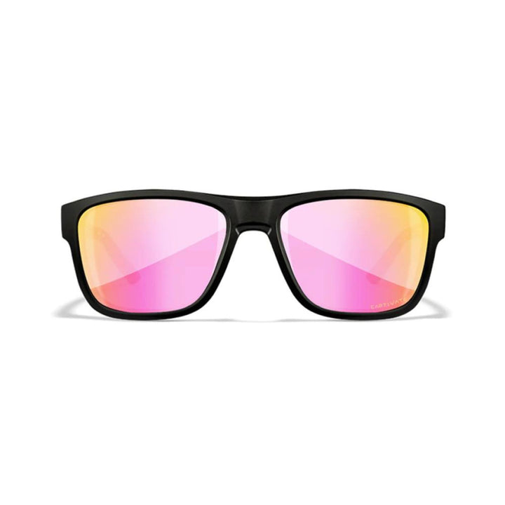 WX Ovation Captivate Rose Gold Mirror Matte Black Frame Protective Eyewear