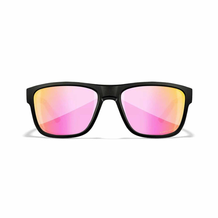 WX Ovation Captivate Rose Gold Mirror Matte Black Frame Protective Eyewear