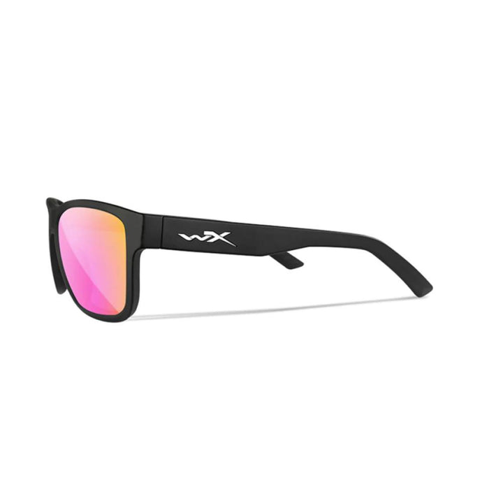 WX Ovation Captivate Rose Gold Mirror Matte Black Frame Protective Eyewear