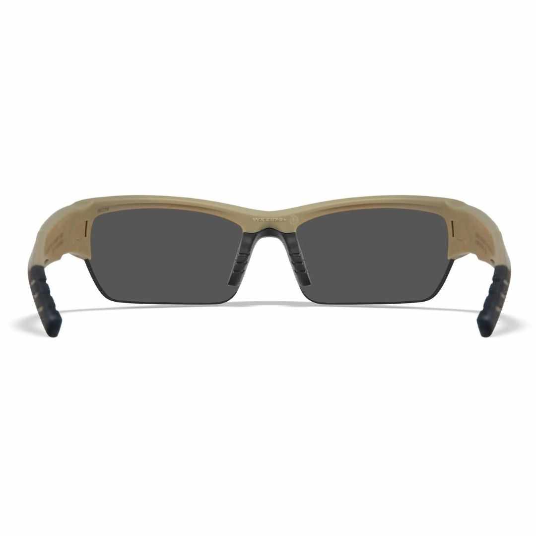 WX Valor 2.5 Grey/Clear/Light Rust 3 Lens Set with Matte Tan frame Protective Eyewear