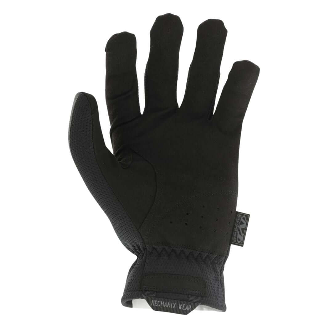 Touchscreen-compatible synthetic leather palm on Mechanix Wear FastFit Core3 Covert glove