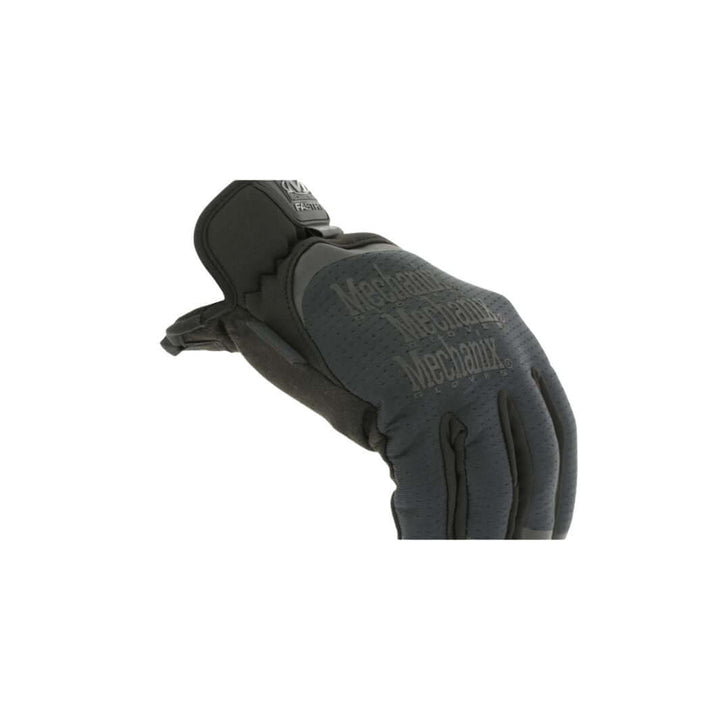 Angled shot of FastFit D4-360 Covert glove highlighting padded knuckles and stretch back design