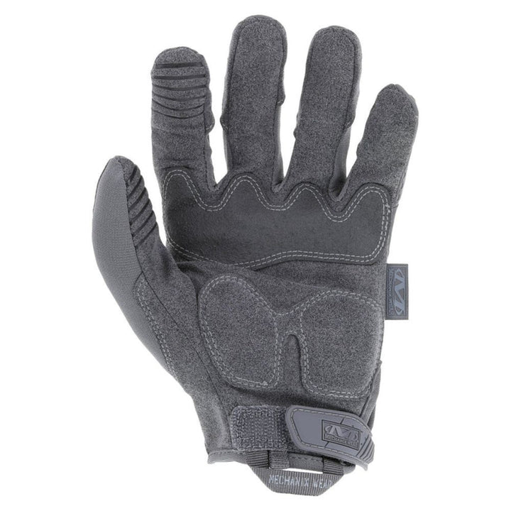Mechanix M-Pact Wolf Grey tactical gloves, palm view
