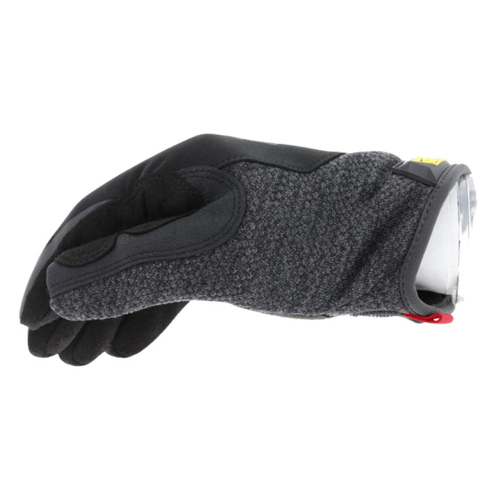 Mechanix Original ColdWork Black Grey winter gloves, left side view
