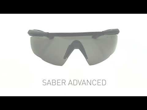 Video tutorial on the Wiley X Saber Advanced sunglasses, demonstrating lens interchangeability, adjustable features, and key benefits for tactical and outdoor use.