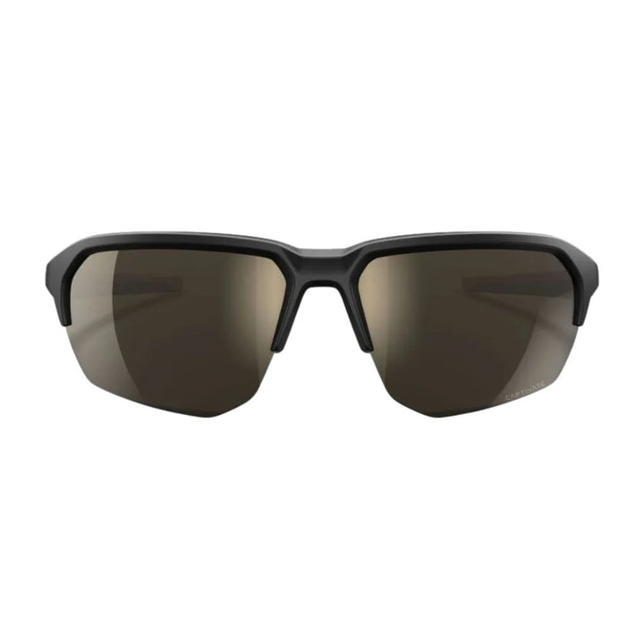 Wiley X JAKL Matte Black with CAPTIVATE™ Tungsten Mirror lens front view