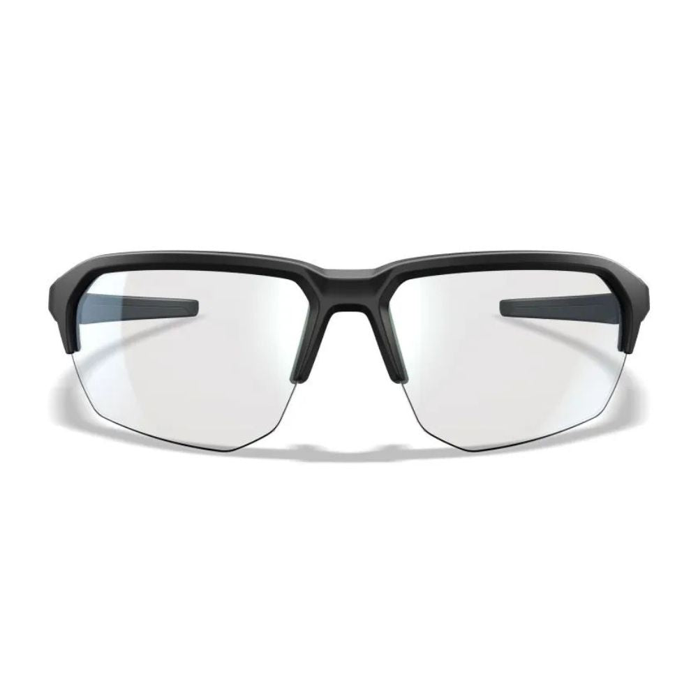 Wiley X JAKL Matte Black frame with Clear lens front view