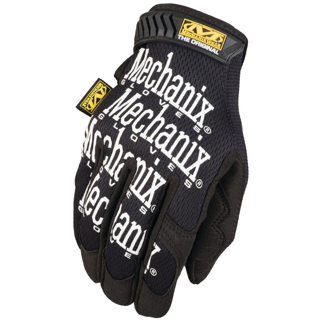 Mechanix Original Black Work Glove Back of hand
