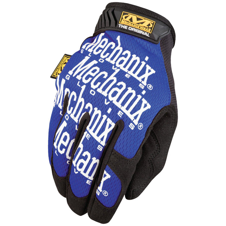 Mechanix Original Blue Work Glove Back of Hand