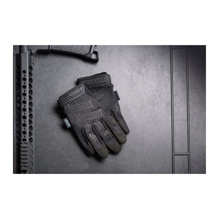 Tactical Gloves Mechanix Original Covert Next to Gun