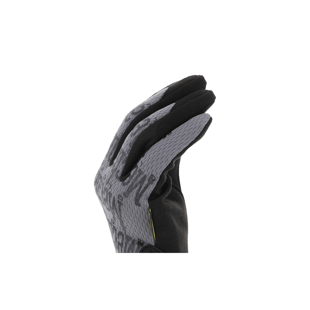 Mechanix Grey Work Glove Finger View