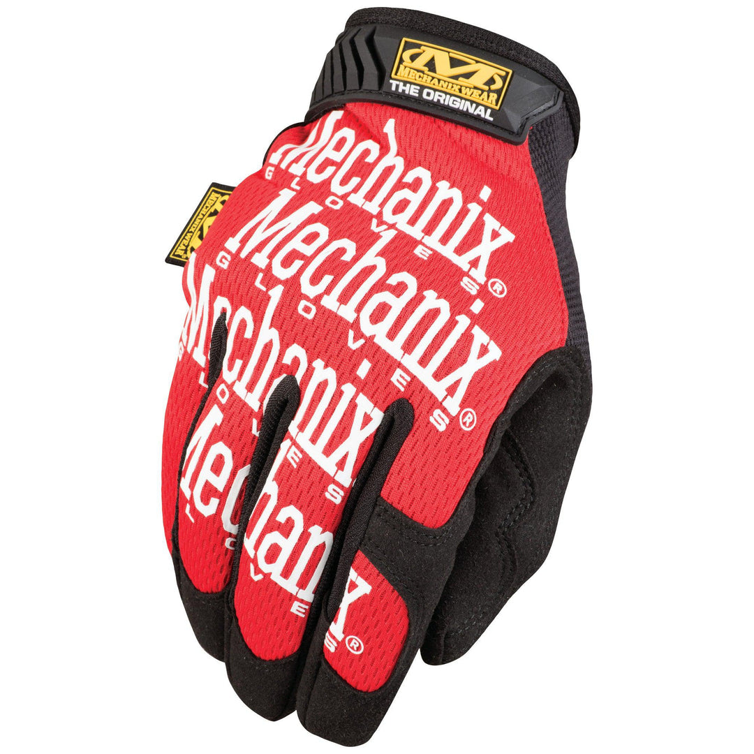 Mechanix Original Red Work Glove Back of Hand