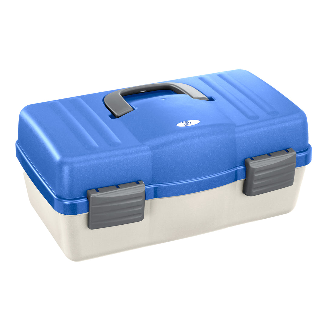 Panaro  136 White and Blue Tackle Box, with 4 Shelves -BellGear