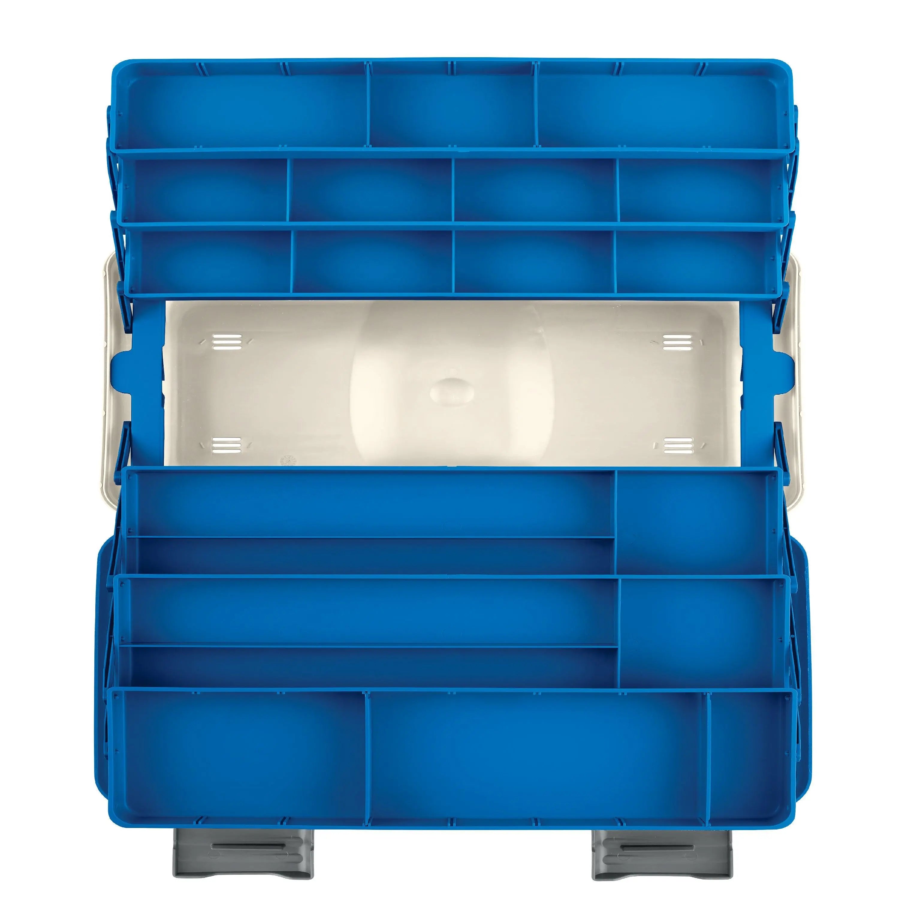 Panaro | 138 White and Blue Tackle Box, with 6 Shelves - BellGear