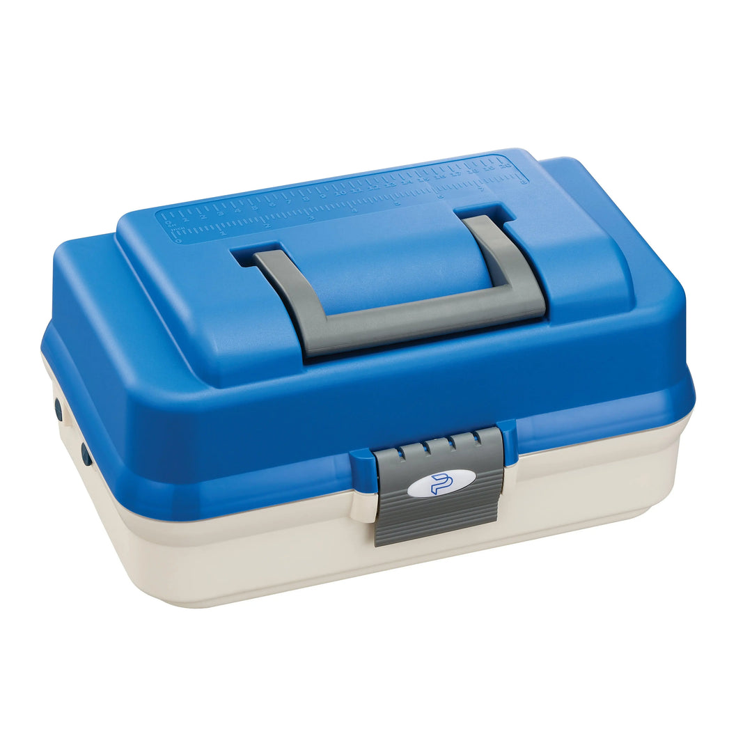 Panaro | 143 White and Blue Tackle Box, with 2 Shelves