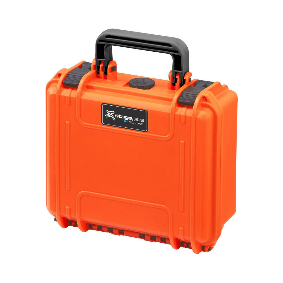 Orange Hard Case with Empty 258 x 243 x 117.5 mm 