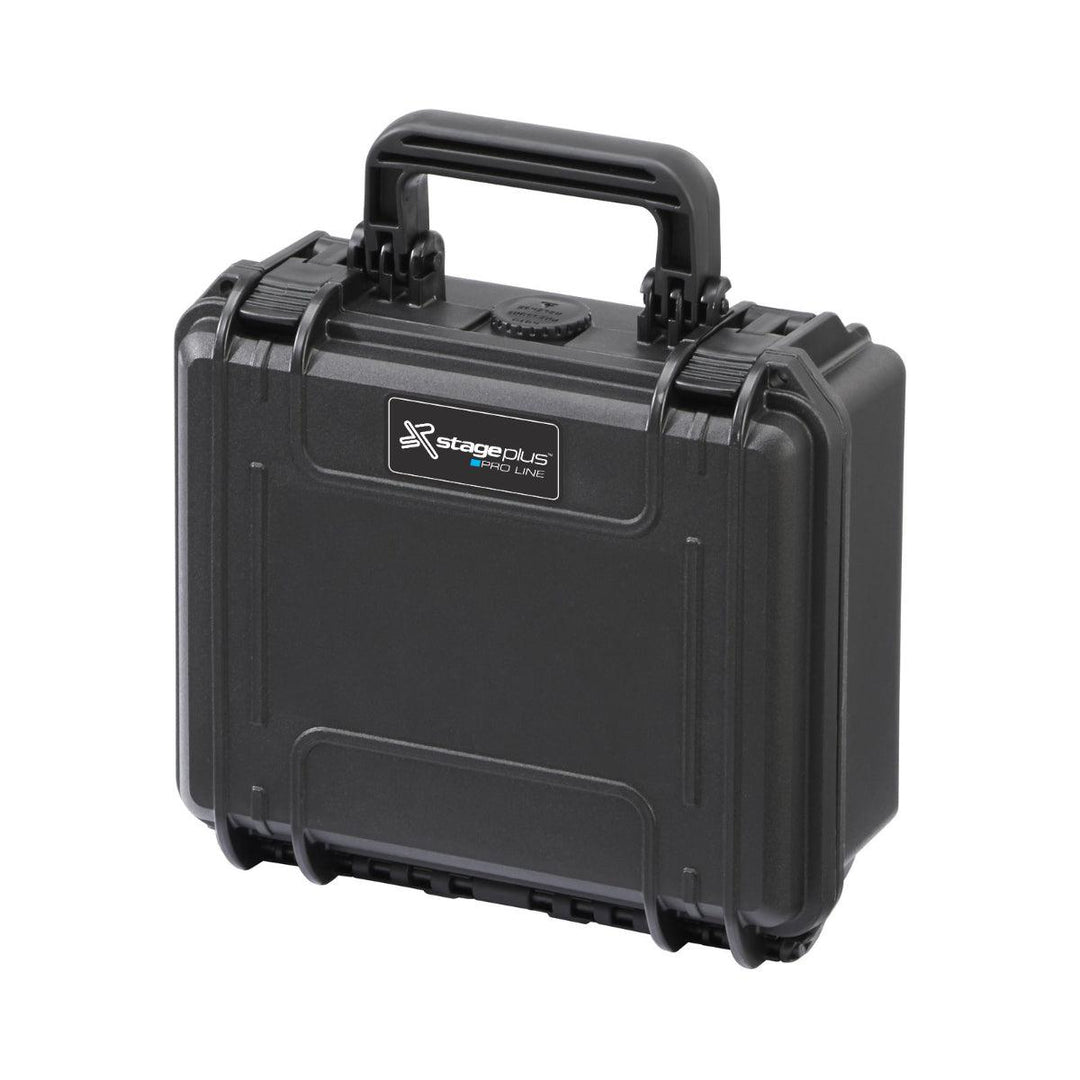 Black Hard Case With Cubed Foam 258 x 243 x 117.5 mm 