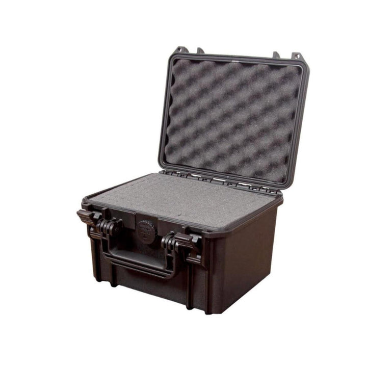 Interior of Black Hard Case with Cubed Foam 235 x 180 x 156 mm