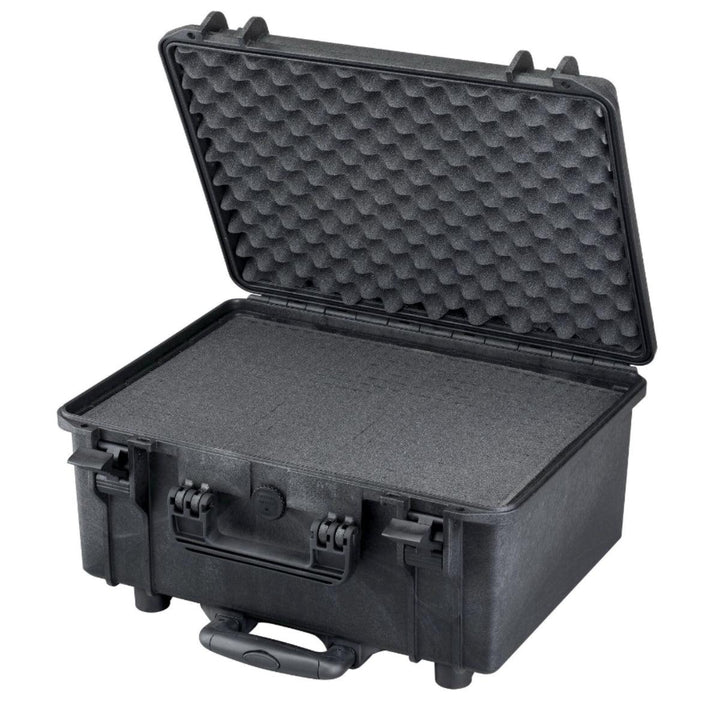 Stage Plus Black Hard Trolley Case with Cubed Foam 465 x 335 x 220 mm