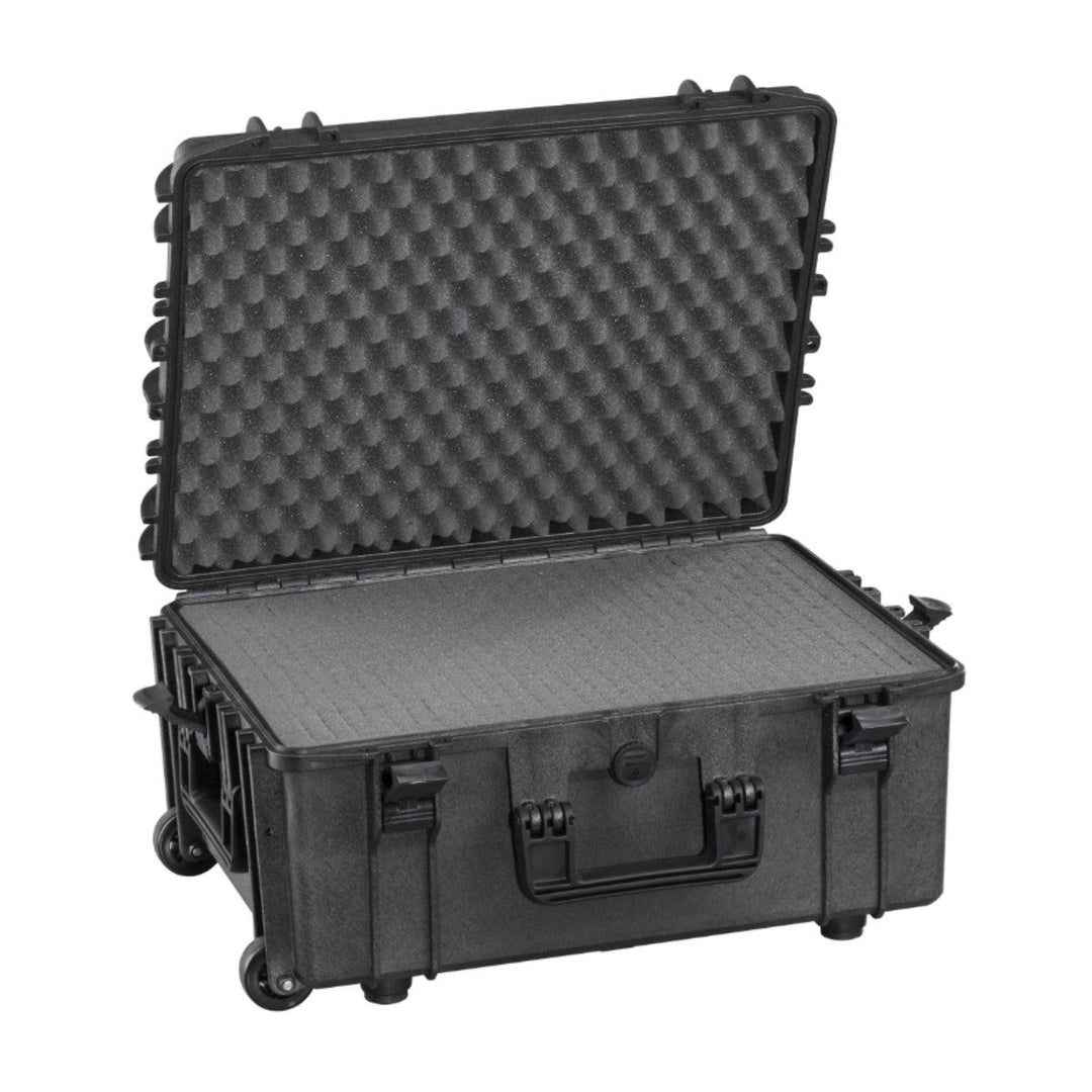 Stage Plus Interior Of Black Hard Trolley Case  With Cubed Foam 538 x 405 x 245 mm