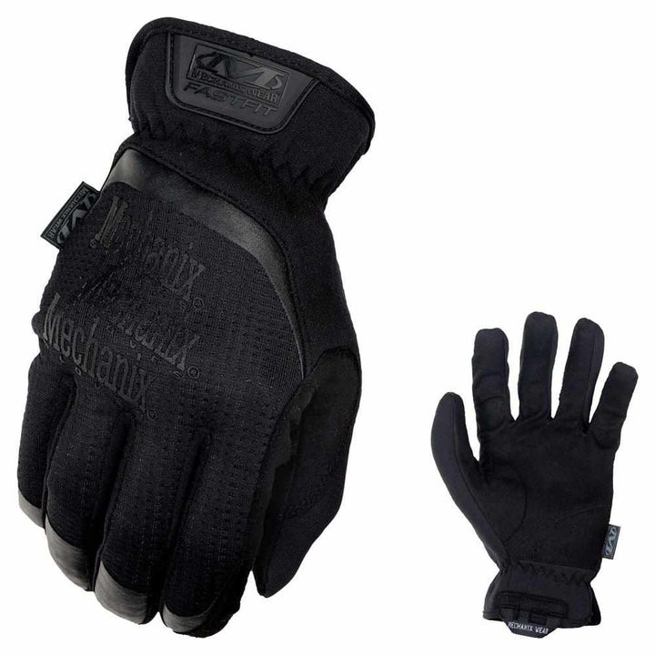 Rear view of Mechanix FastFit Covert tactical glove showing breathable TrekDry fabric